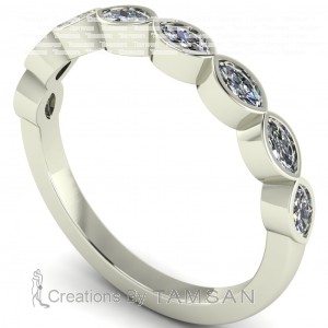 Diamond Marquise Anniversary Ring 0.30Ctw