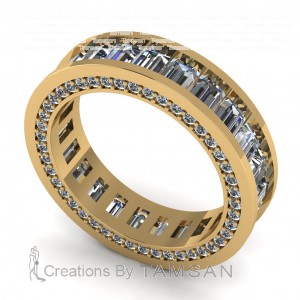 Diamond Baguette Eternity Ring 7.85Ctw