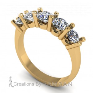 Diamond Round Cut Anniversary Ring 1.70Ctw