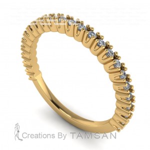 Diamond Round Cut Anniversary Ring 0.25Ctw
