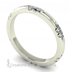 Diamond Round Cut Eternity Ring 0.30Ctw