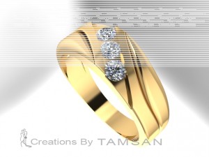 Tapered Diagonal Channel Band 