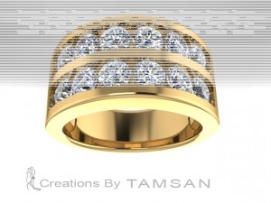 Tapered Two Channel Band
