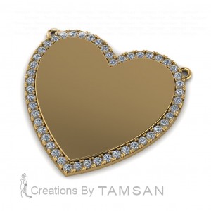 Diamond Heart Pendant 0.51Ctw