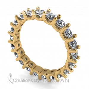 Diamond Round Cut Eternity Ring 2.75Ctw