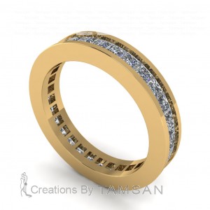 Diamond Princess Eternity Ring 1.90Ctw