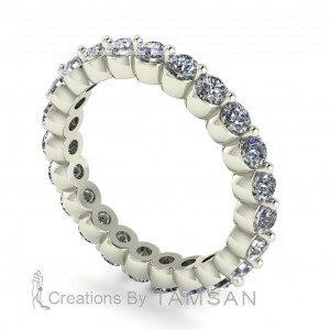 Diamond Round Cut Eternity Ring 1.70Ctw