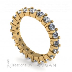 Diamond Round Cut Eternity Ring 1.70Ctw