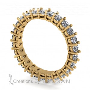 Diamond Oval Eternity Ring 2.20Ctw