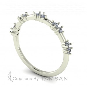 Diamond Round Cut Anniversary Ring 0.25Ctw