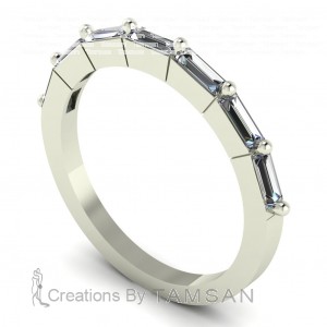 Diamond Baguette Anniversary Ring 0.30Ctw