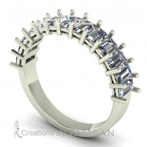 Diamond Baguette Anniversary Ring 1.50Ctw