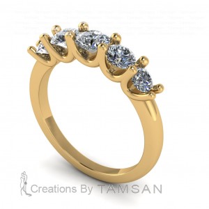 Diamond Anniversary Ring 1.05Ctw