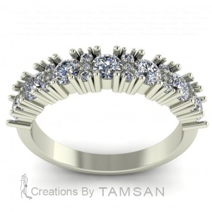 Diamond Anniversary Ring 1.30Ctw