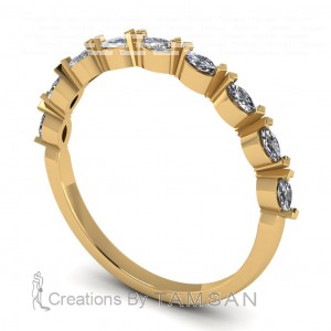 Diamond Marquise Anniversary Ring 0.25Ctw