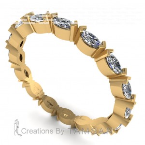 Diamond Marquise Eternity Ring 0.50Ctw