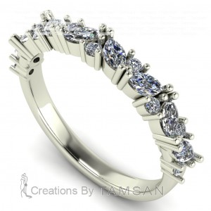 Diamond Anniversary Ring 0.50Ctw