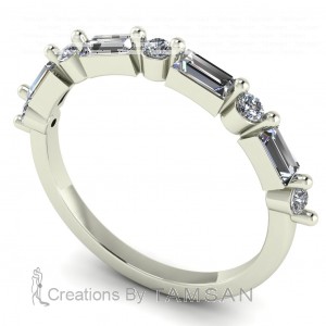 Diamond Anniversary Ring 0.55Ctw