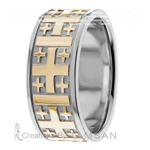 9mm Wide Christian Wedding Ring