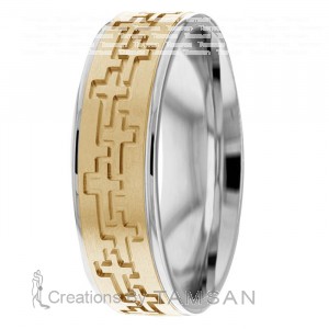 Religious Wedding Bands RR2596