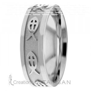 Religious Wedding Bands RR2601