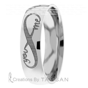 6mm Personalized Wedding Ring