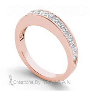 Diamond Princess Anniversary Ring 0.95Ctw