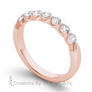 Diamond Round Cut Anniversary Ring 0.50Ctw