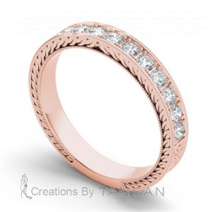 Diamond Round Cut Anniversary Ring 0.50Ctw