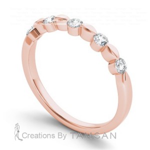 Diamond Round Cut Anniversary Ring 0.25Ctw