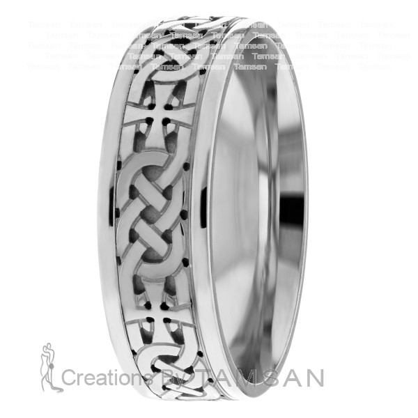 Celtic cross hotsell wedding band