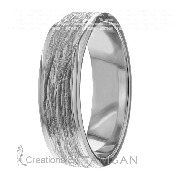 Tree bark wedding rings sale