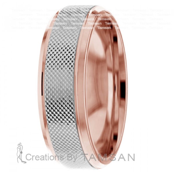 Diamond Cut Wedding Ring DC8442