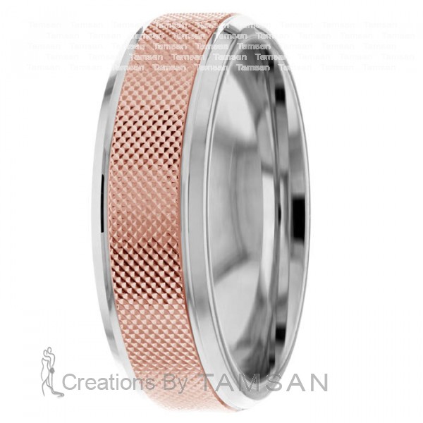 Diamond Cut Wedding Ring DC8442