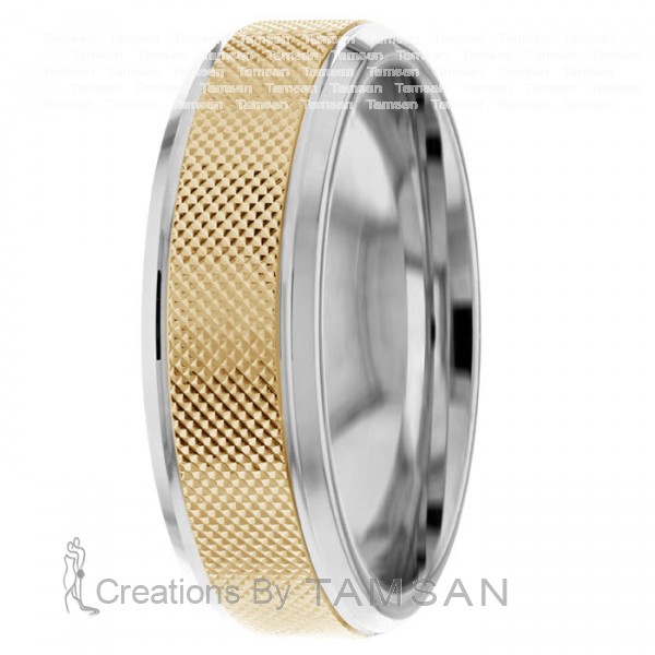 Diamond Cut Wedding Ring DC8442