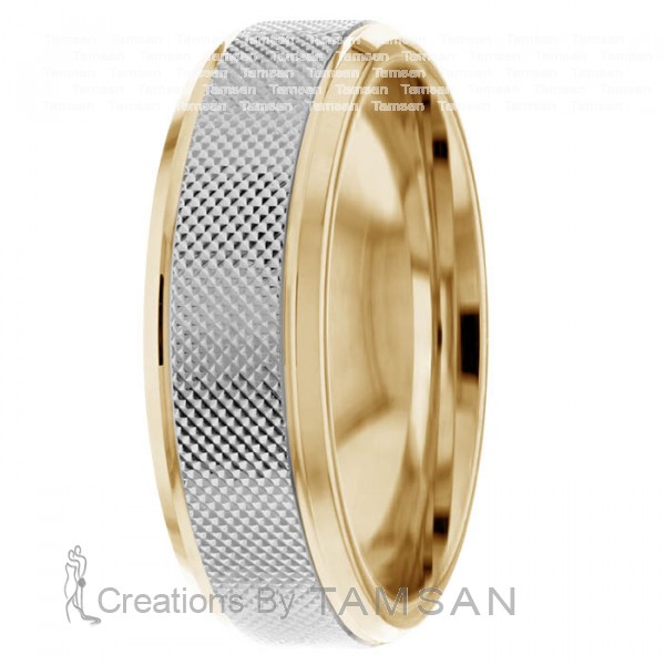 Diamond Cut Wedding Ring DC8442