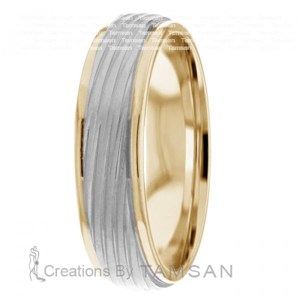 Diamond Cut Wedding Ring DC8479