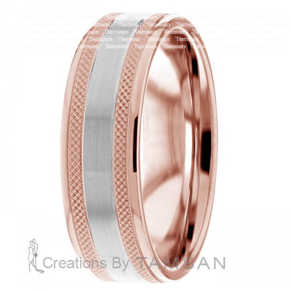 Diamond Cut Wedding Ring DC8488