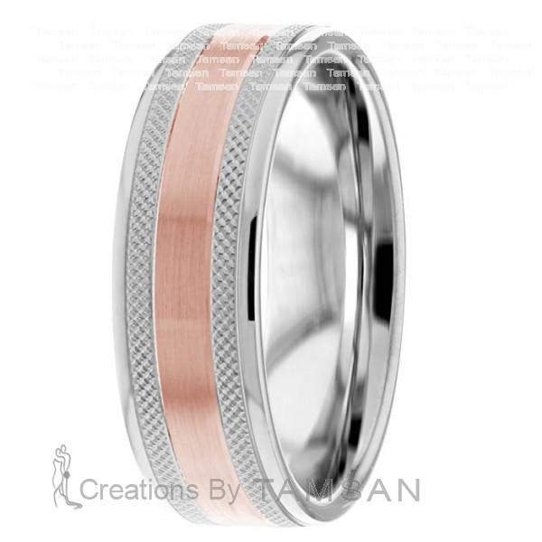 Diamond Cut Wedding Ring DC8488