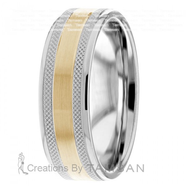 Diamond Cut Wedding Ring DC8488