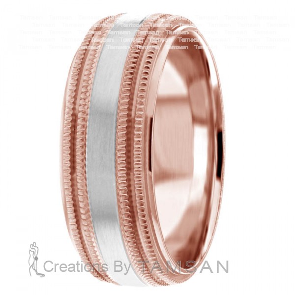 Diamond Cut Wedding Ring DC8489