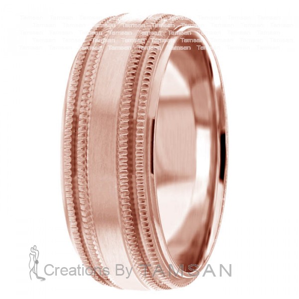 Diamond Cut Wedding Ring DC8489