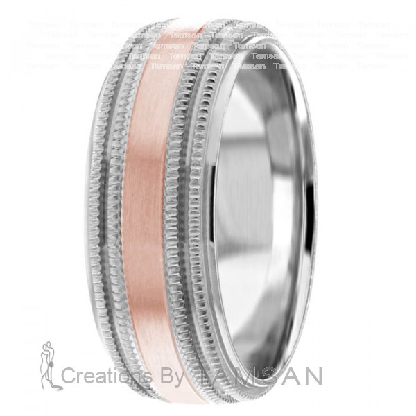 Diamond Cut Wedding Ring DC8489