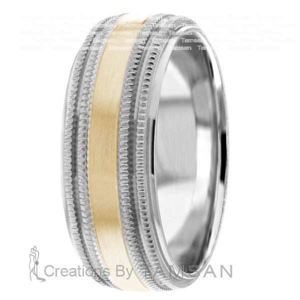 Diamond Cut Wedding Ring DC8489
