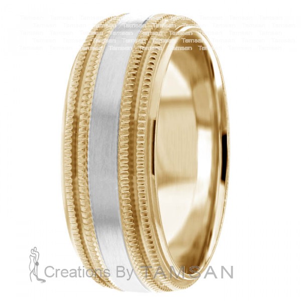 Diamond Cut Wedding Ring DC8489