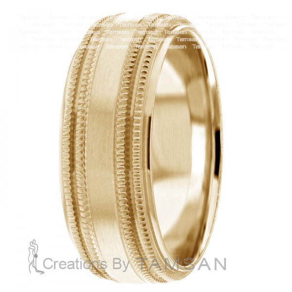 Diamond Cut Wedding Ring DC8489