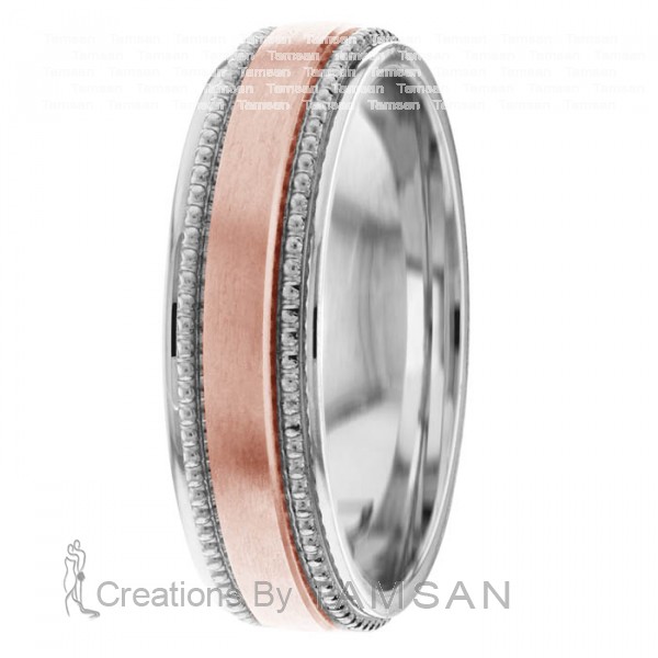 Diamond Cut Wedding Ring DC8490