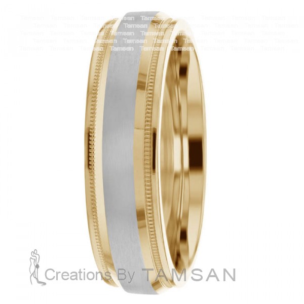 Diamond Cut Wedding Ring DC8492