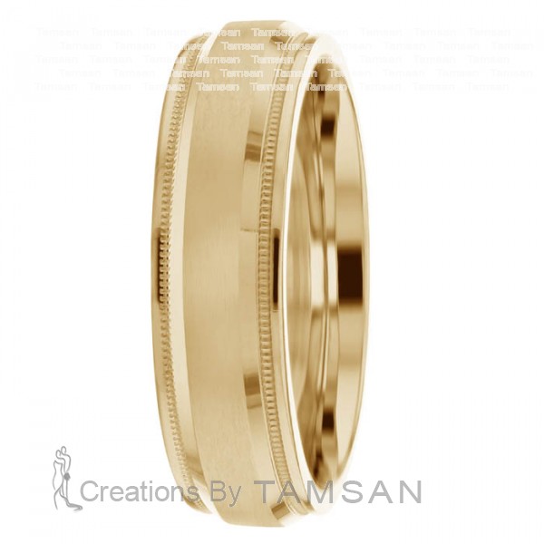 Diamond Cut Wedding Ring DC8492