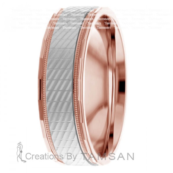 Diamond Cut Wedding Ring DC8493